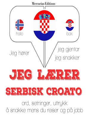 cover image of Jeg lærer serbisk croato